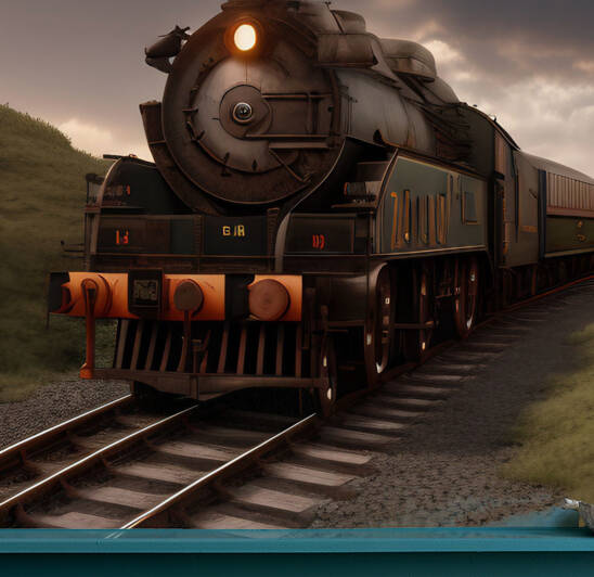 Engine 1991 - Elba - The Gretna Junction * Limited Edition * by The Artful Mane