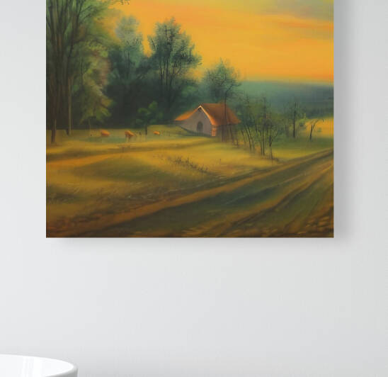 Tranquility. Countryside. Reproduction