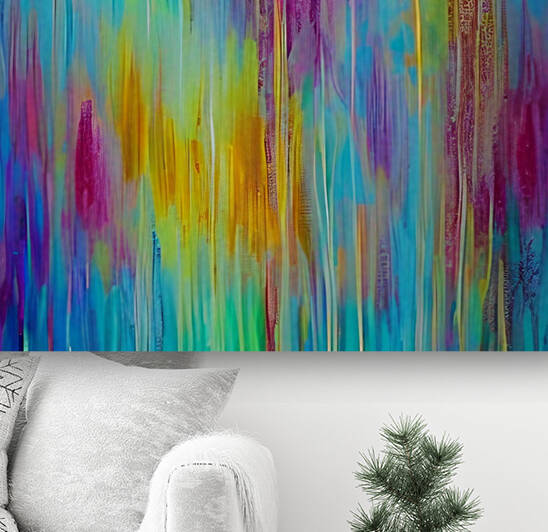 Pastels. Abstract. Reproduction