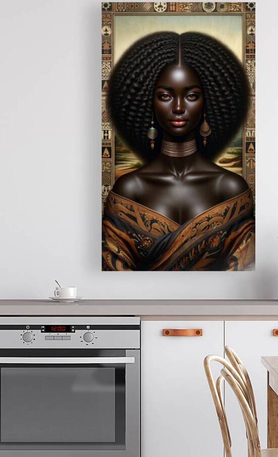 Black Mona Lisa by The Artful Mane