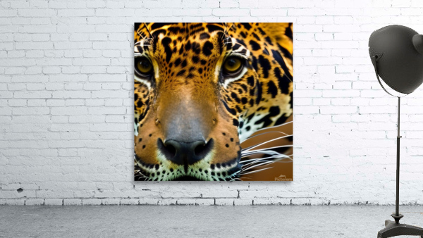 Determined. Tiger Eyes. Wall Preview