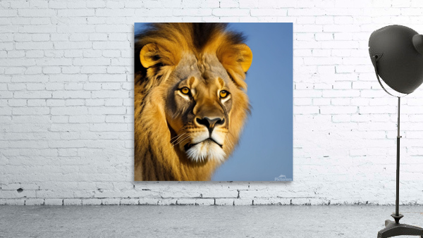 The King. Lion Wall Preview