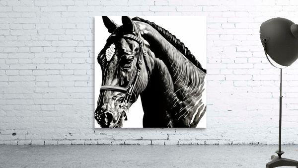 Emilie - Show Horse Wall Preview