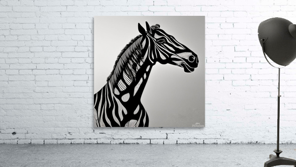 Jackson. Black Stallion. Wall Preview