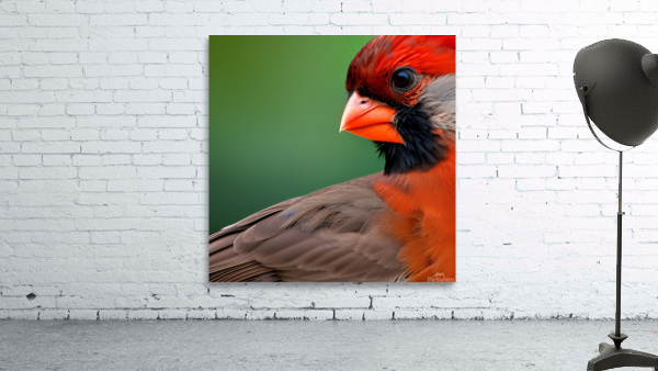 Attentive. Cardinal. Wall Preview