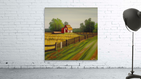 The Rural Oasis. Countryside. Wall Preview