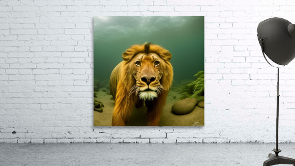Lion. Playtime. Wall Preview
