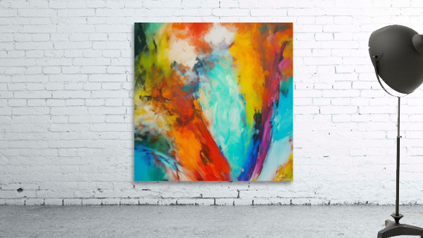 Dispersed Visions. Abstract.  Wall Preview