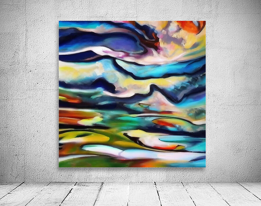 Mountain View. Abstract. Wall Preview