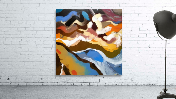 Mountain View. Painting Wall Preview