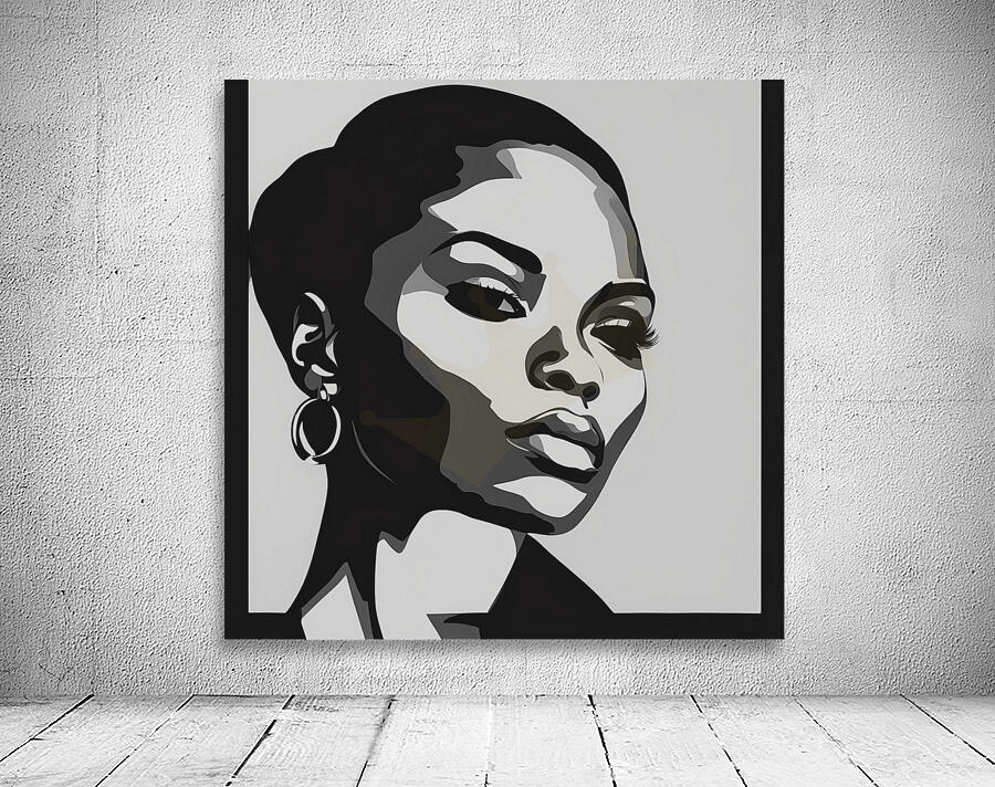 Silhouette of Strength Collection 1 - The Artful Mane 4 Wall Preview