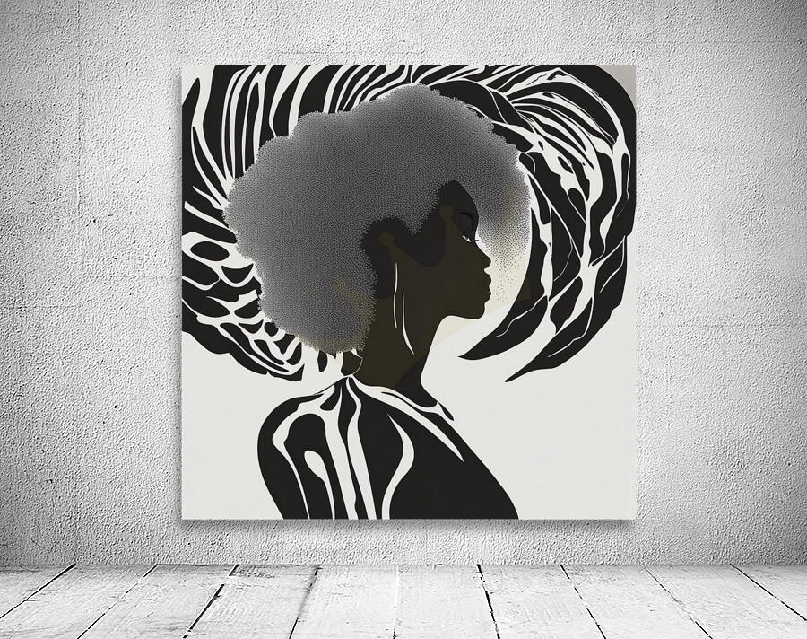 Silhouette of Strength Collection 1 - The Artful Mane 8 Wall Preview