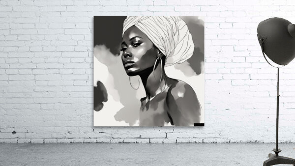 Silhouette of Strength Collection 1 - The Artful Mane 22 Wall Preview