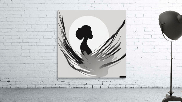 Silhouette of Strength Collection 1 - The Artful Mane 23 Wall Preview