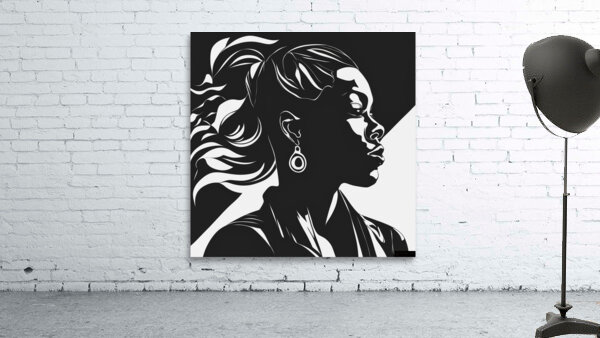 Silhouette of Strength Collection 1 - The Artful Mane 46 Wall Preview