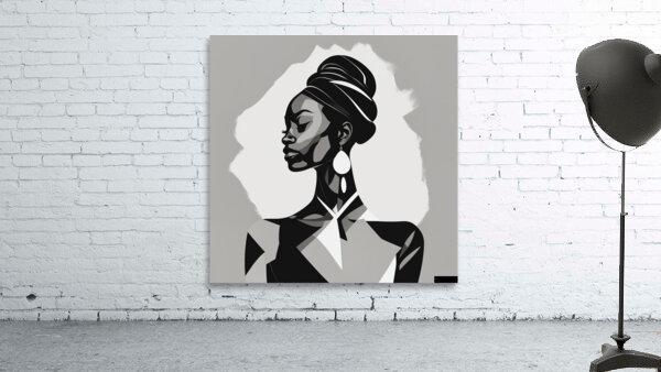 Silhouette of Strength Collection 1 - The Artful Mane 65 Wall Preview