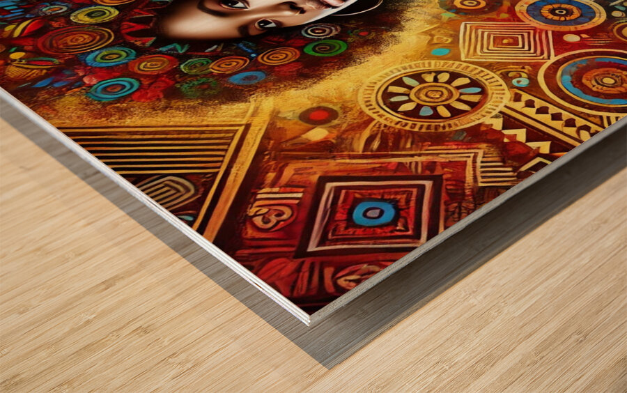 African Diaspora Wood print