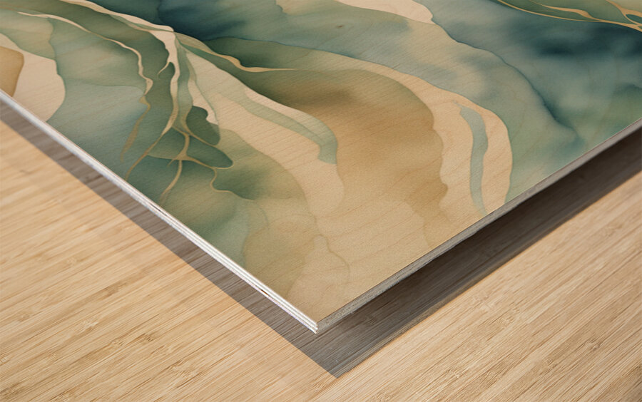 Ethereal Elements 6 Wood print