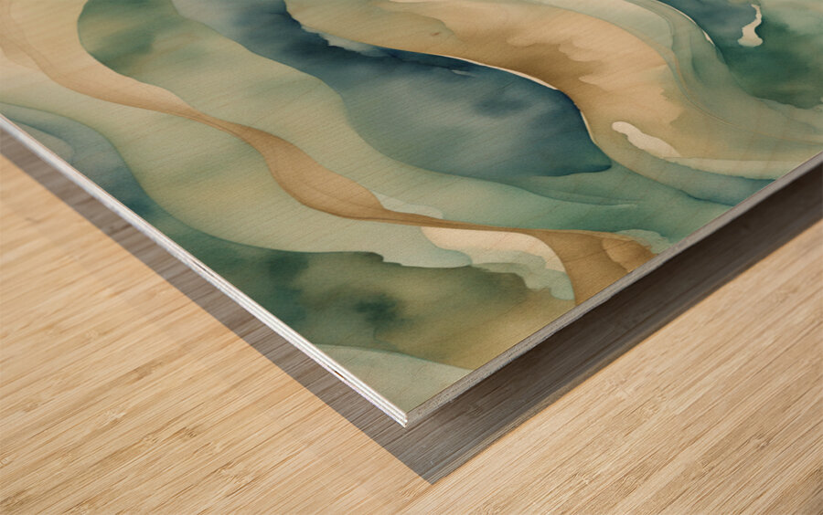 Ethereal Elements 10 Wood print