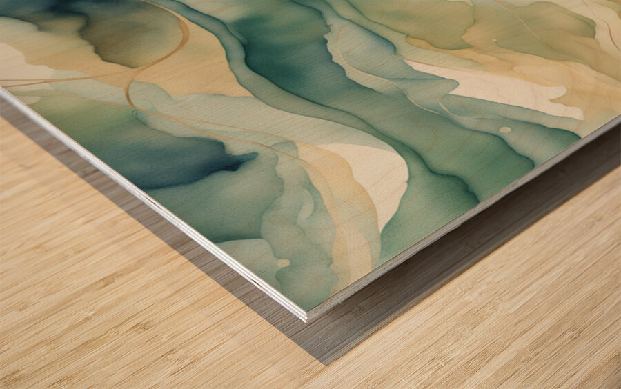 Ethereal Elements 13 Wood print