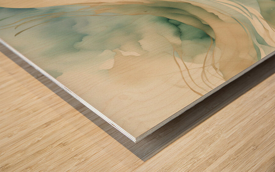 Ethereal Elements 15 Wood print