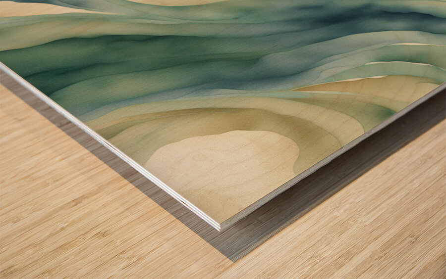 Ethereal Elements 16 Wood print