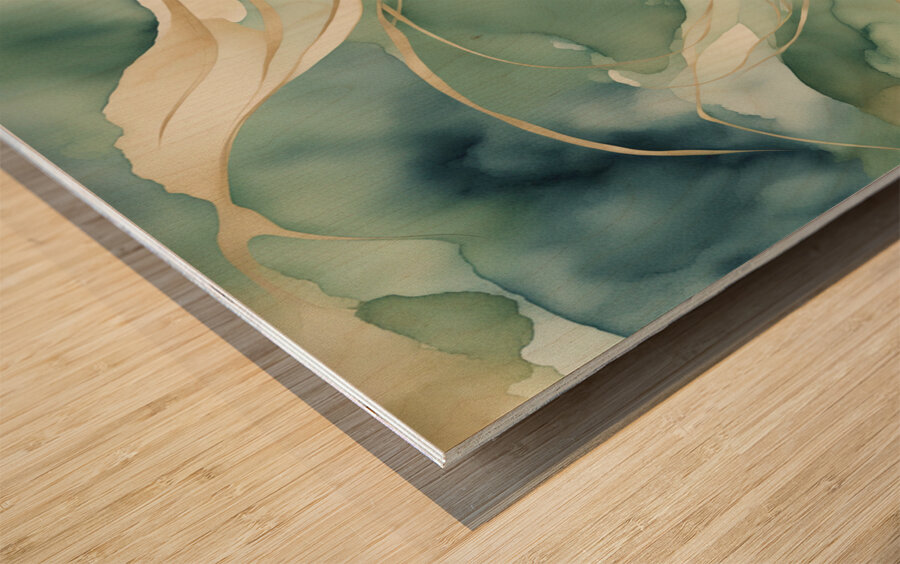 Ethereal Elements 17 Wood print