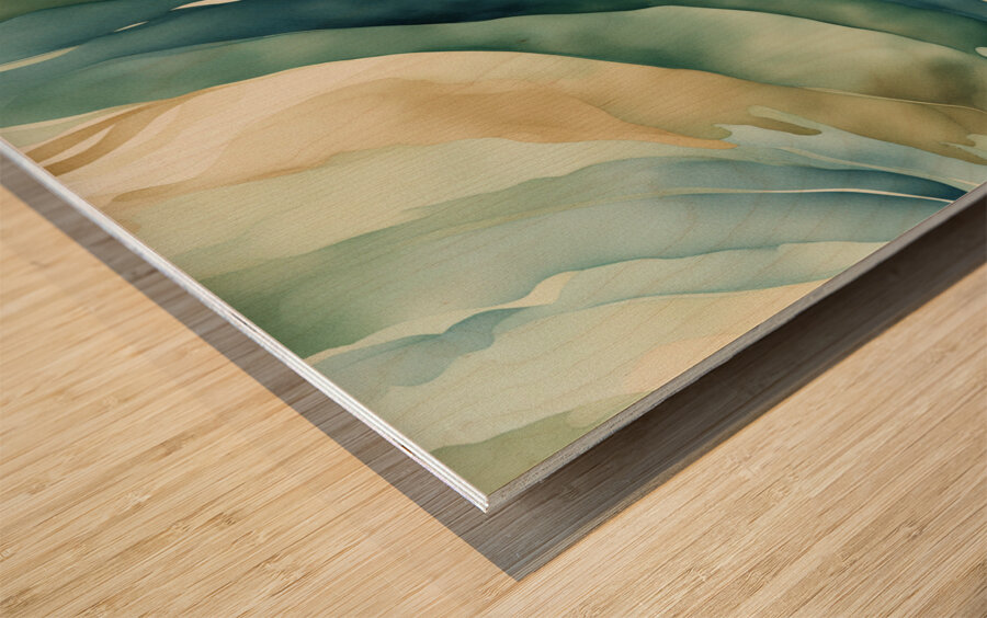 Ethereal Elements 18 Wood print