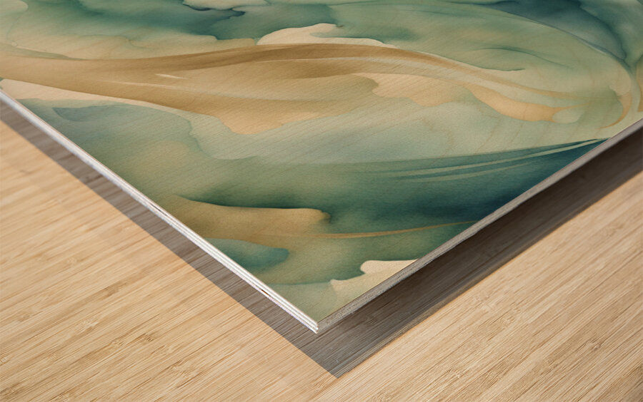 Ethereal Elements 22 Wood print