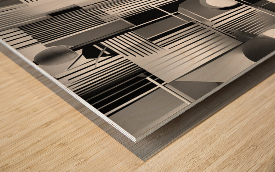 Urban Echo 5 Wood print