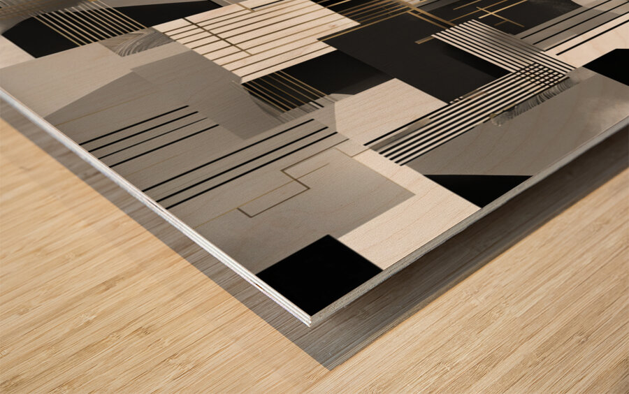 Urban Echo 18 Impression sur bois