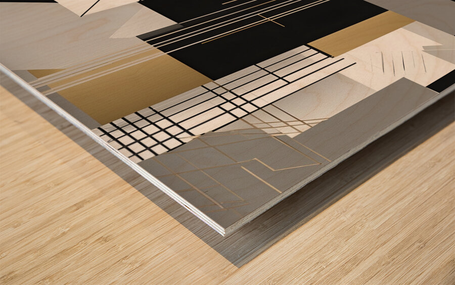 Urban Echo 4k Wood print