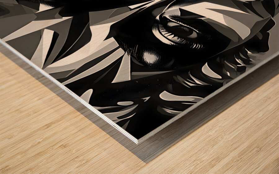 Fractured Strength 3 Wood print