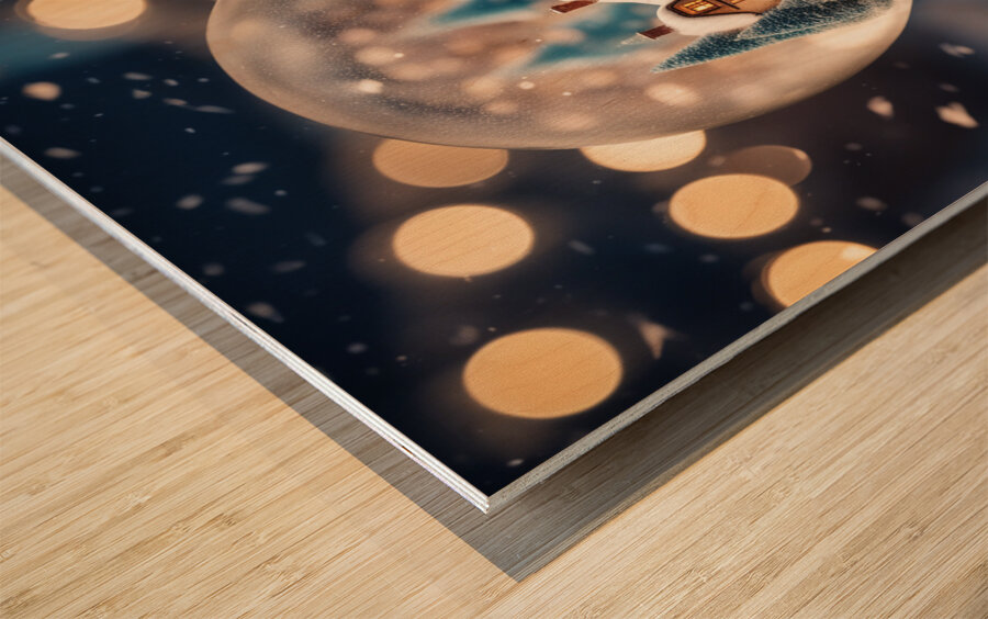 Winter Wonderland & Christmas Celebration 7 Wood print