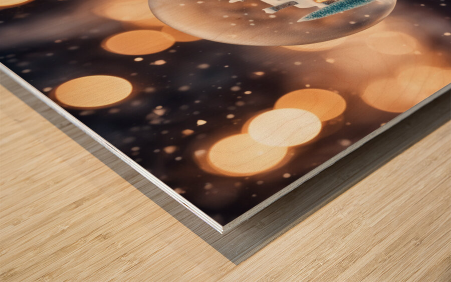 Winter Wonderland & Christmas Celebration 9 Wood print