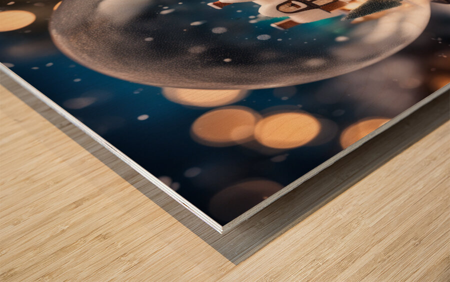 Winter Wonderland & Christmas Celebration 36 Impression sur bois