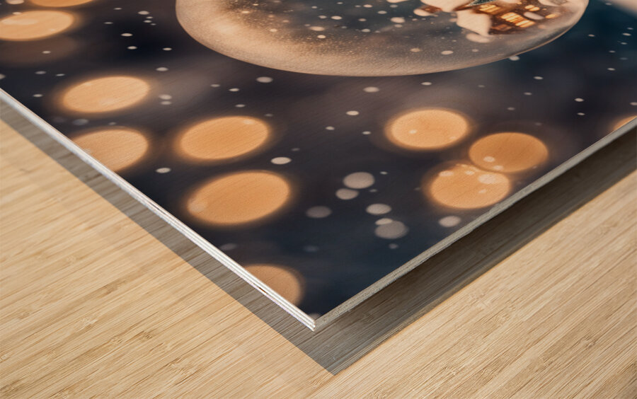 Winter Wonderland & Christmas Celebration 39 Wood print