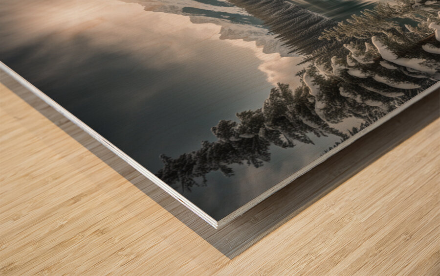 Winter Wonderland & Christmas Celebration 40 Wood print