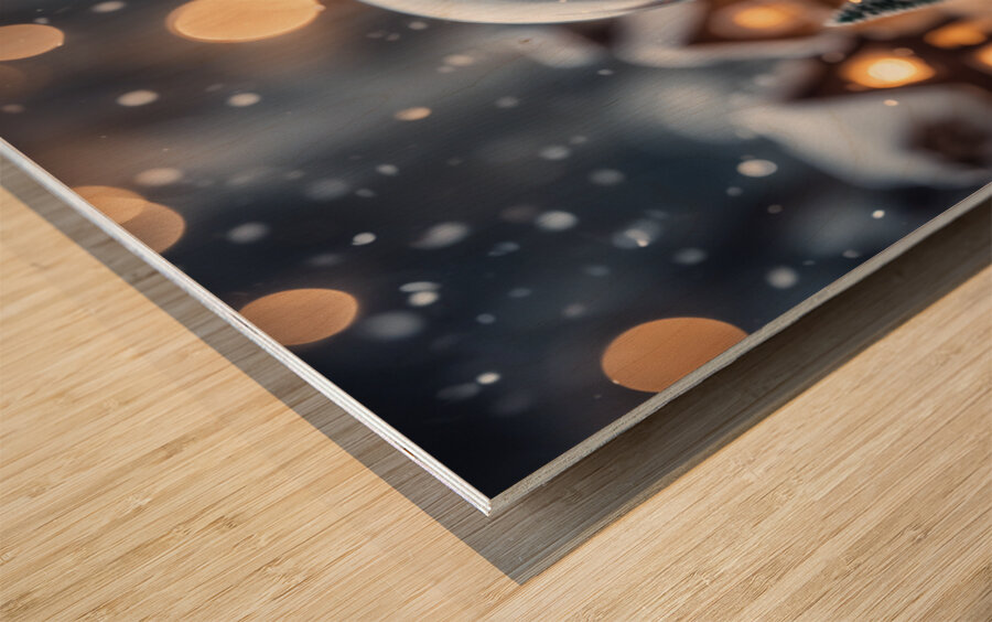 Winter Wonderland & Christmas Celebration 43 Impression sur bois