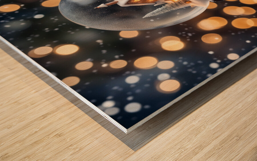 Winter Wonderland & Christmas Celebration 45 Wood print