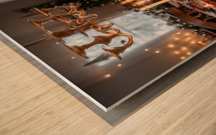 Winter Wonderland & Christmas Celebration 3 Wood print