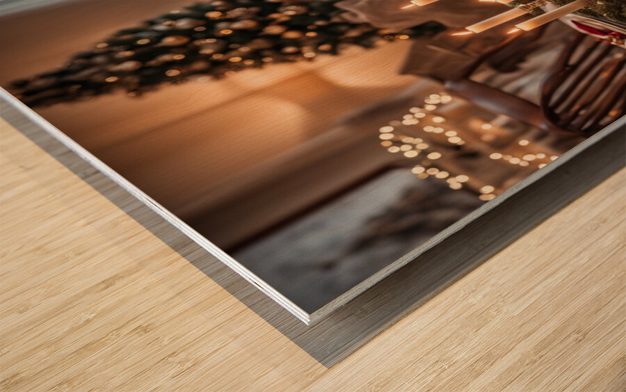 Winter Wonderland & Christmas Celebration 4 Wood print