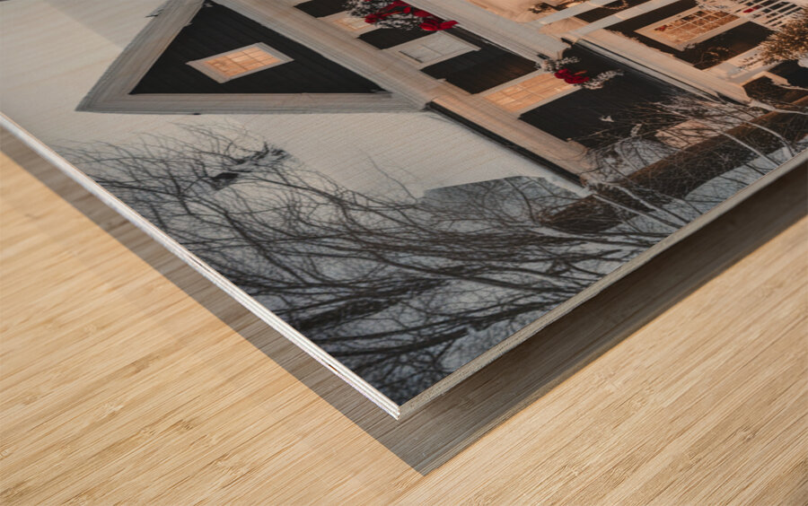 Winter Wonderland & Christmas Celebration 6 Wood print