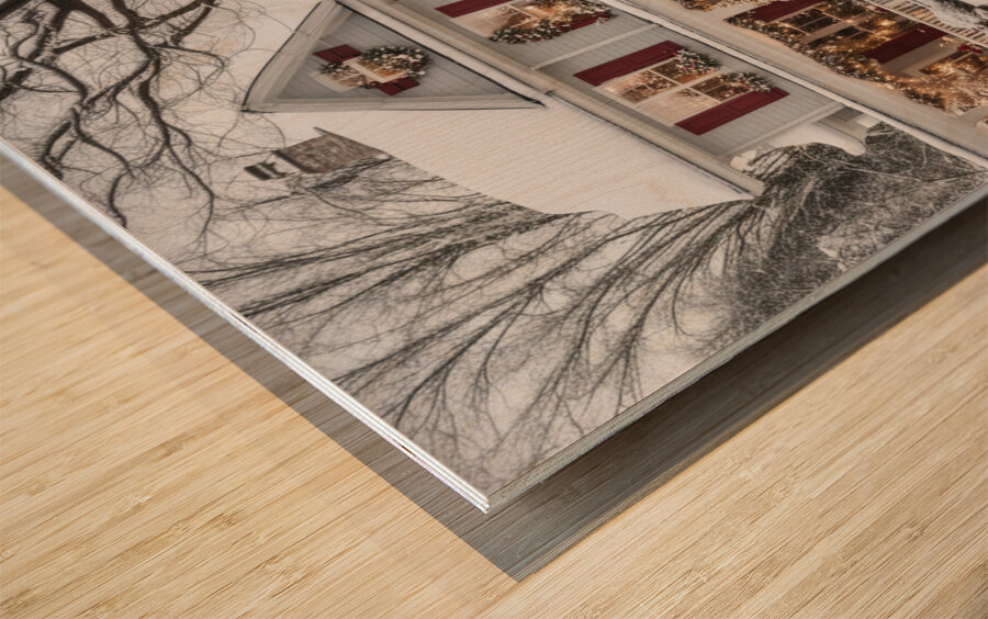 Winter Wonderland & Christmas Celebration 7 Wood print