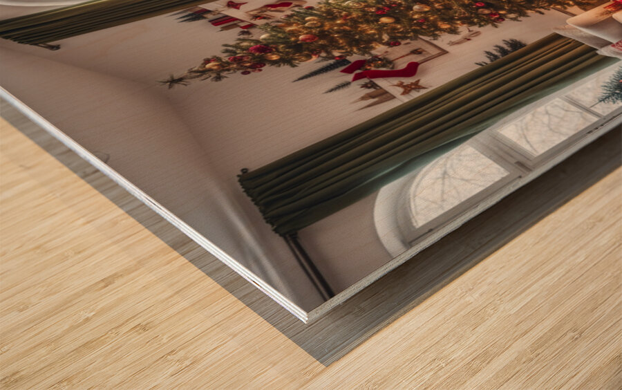 Winter Wonderland & Christmas Celebration 12 Wood print