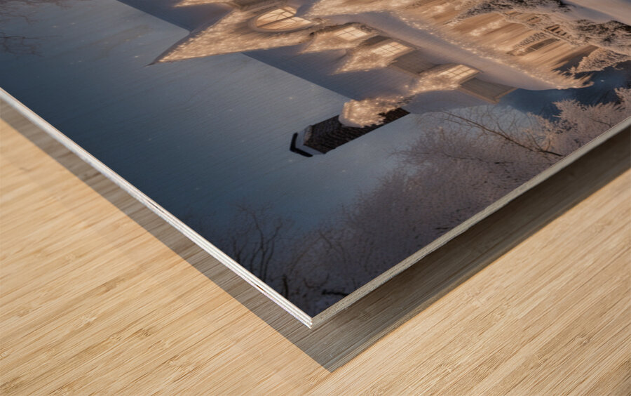 Winter Wonderland & Christmas Celebration 24 Wood print