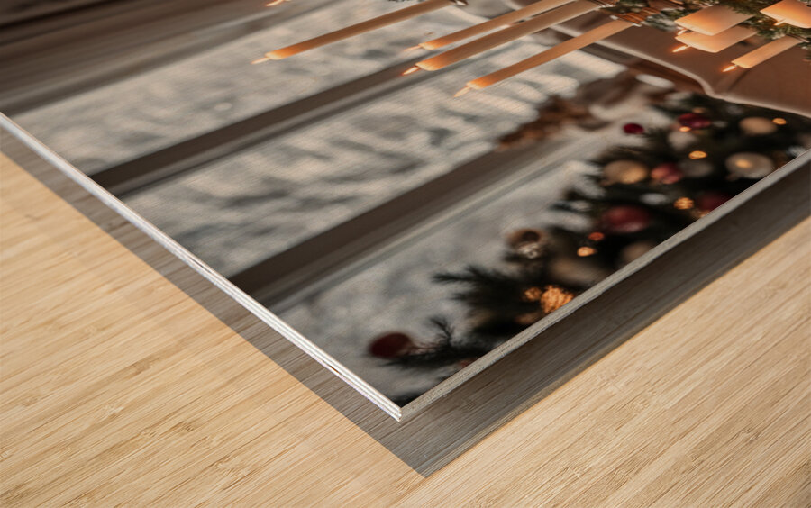 Winter Wonderland & Christmas Celebration 25 Wood print