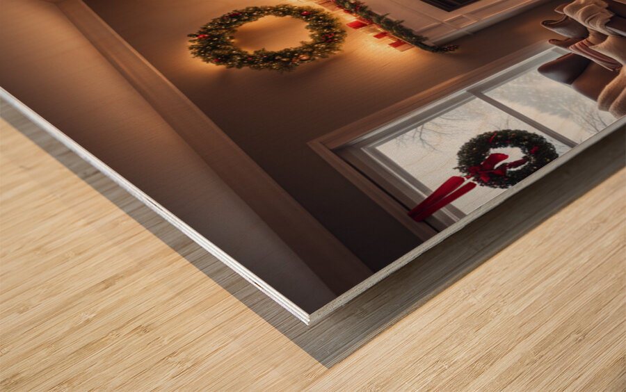 Winter Wonderland & Christmas Celebration 32 Wood print