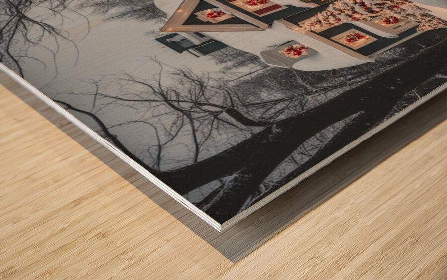 Winter Wonderland & Christmas Celebration 40 Wood print