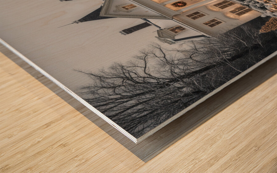 Winter Wonderland & Christmas Celebration 42 Wood print